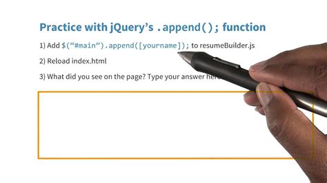 .append() Quiz - JavaScript Basics - YouTube