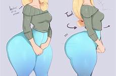 anime hips thick draw girls big girl drawing thighs character thicc curvy cartoon body sexy woman easy face ifunny