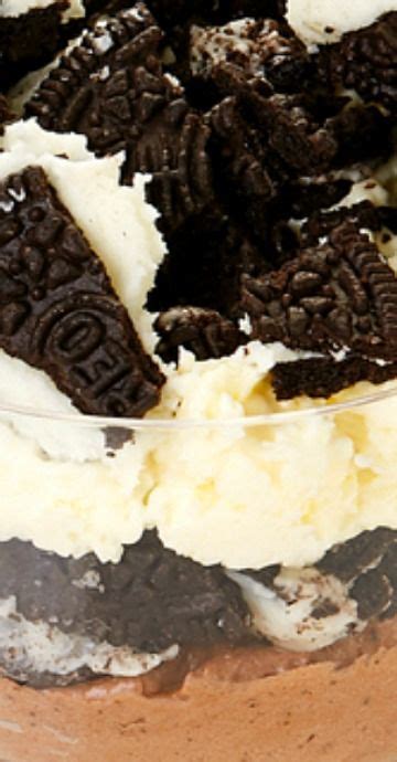 Crush 26 oreo cookies with 1/4. No-Bake Oreo Pudding Parfaits (With images) | Oreo pudding, Desserts, Dessert recipes
