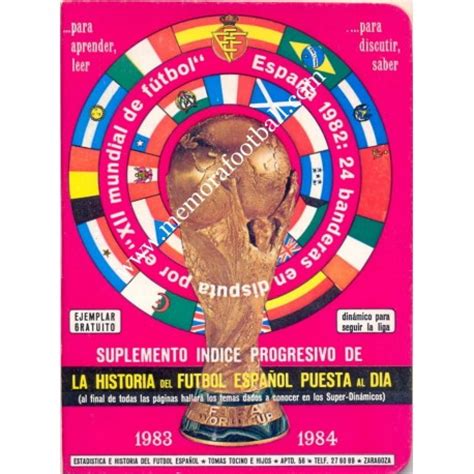 La liga or in its full name the 'campeonato nacional de liga de primera división' is the top professional football division in spain. Spanish League 1ª Division 1983-84 football calendar