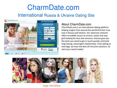 An international latina dating site promoting love across cultures. Charmdate com reviews most trusted international russia ...