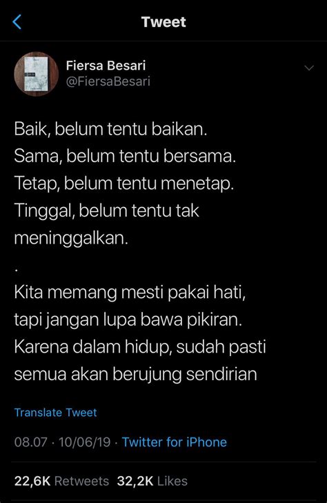 Karena itu, quotes dapat dijadikan sebagai motivasi hidup bagi seseorang. Quotes Galau Fiersa Besari Twitter . Quotes Galau Fiersa ...