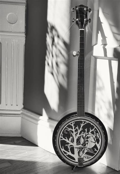 Maybe you would like to learn more about one of these? Banjo in gift shop at Wilderness Trail Distillery ...