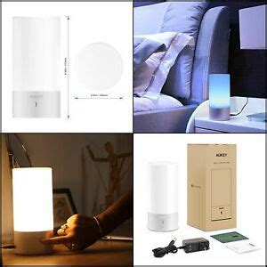 Check spelling or type a new query. AUKEY Table Lamp, Touch Sensor Bedside Lamps White Light ...