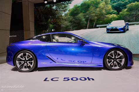 Lexus hybrid drive draws power from both electric and petrol motors, resulting in instant torque and surprising acceleration. 2016 Lexus LC500h Shows Up in Stunning Blue Exterior in Geneva, Is Fabulous - autoevolution