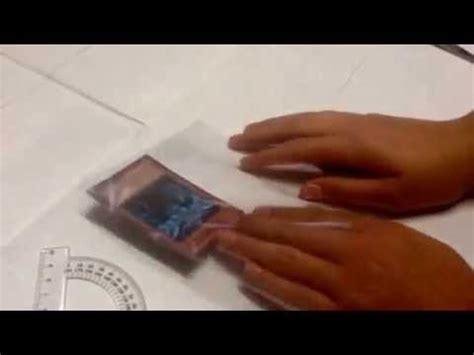 These homemade sleeves that i make are made out of sheet protectors.to see my how to make: How to make: Yugioh Card Sleeves - YouTube