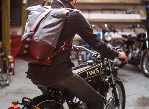 The best motorcycle backpack is constructed to be as comfortable as possible when you're in a riding position. Janus Armoured Moto-Rucksack