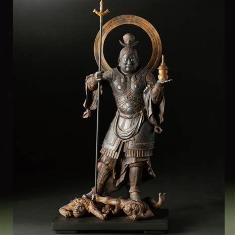 (japan) one of the seven gods of fortune, god of warriors … Bishamonten (毘沙門天) is a god from ancient Indian mythology ...