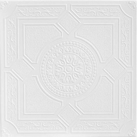 Looking for ceiling tiles & accessories? A La Maison Ceilings Kensington Gardens 1.6 ft. x 1.6 ft ...