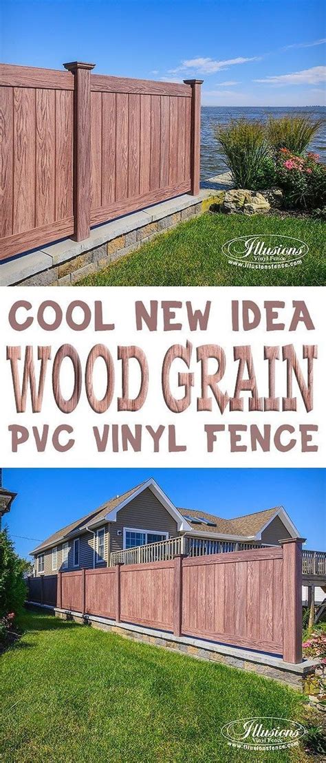 Check spelling or type a new query. Woodgrain PVC Vinyl Fence Is Cool! | Good neighbor fence ...