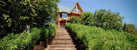 Our guests enjoy the rustic charm and inviting comforts of one. Log Cabins and Vacation Rentals overlooking Kachemak Bay ...