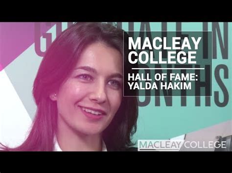 Yalda hakim (born 25 june 1983) is an australian broadcast journalist, news presenter, and documentary maker. Macleay College Hall of Fame: Yalda Hakim - YouTube