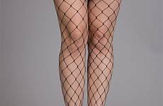 stockings fishnet length mesh sexy