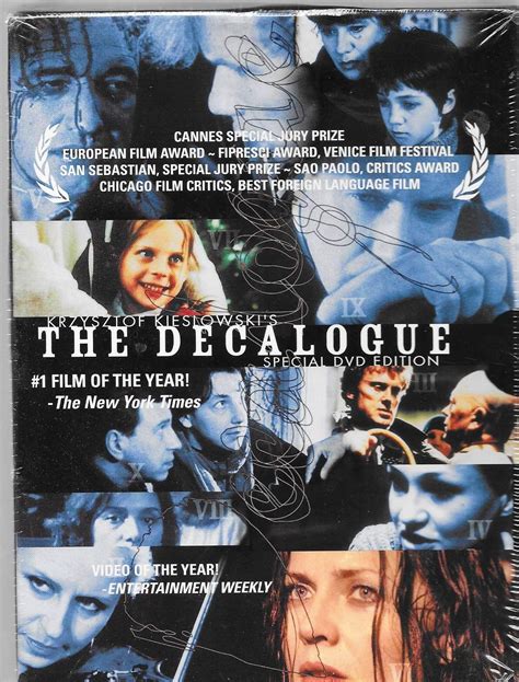 Because it's the first camera in town, he's named official photographer by the local director: Krzysztof Kieślowski's The Decalogue [Vídeo (DVD ...