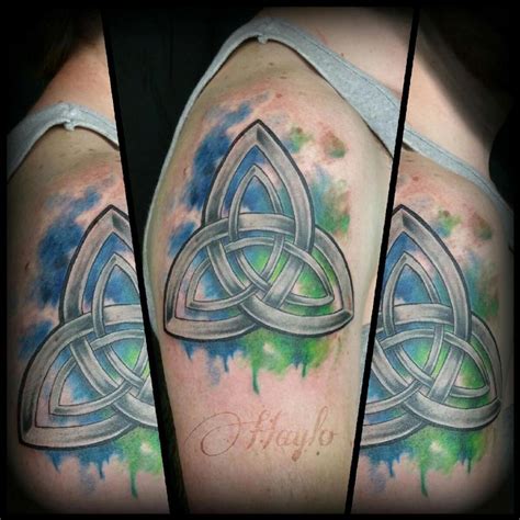 I am beyond happy with my elephant watercolor tattoo, but beyond that this was the best tattoo experience i have ever had. Lucky Bamboo Tattoo : Tattoos : Haylo : Celtic design with ...