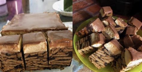 Kek batik indulgence, yg mempunyai 3 lapisan iaitu lapisan kek batik, lapisan cheese dan coklat ganache. Resepi Kek Batik Indulgence Cadbury Ini Memang Superb ...