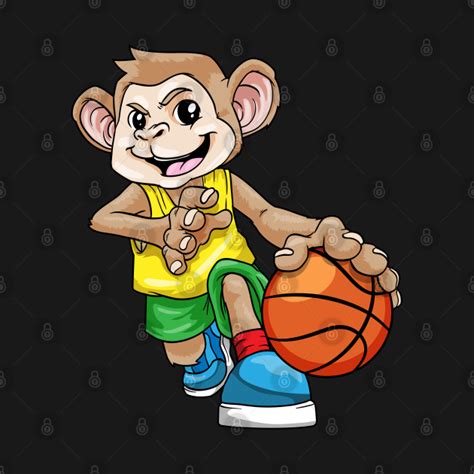 Free monkeys animated imagesthey are a group of primates, simians or apes, in which there are different species but differ from the hominid primates. Monkey as basketball player with basketball - Basketball ...