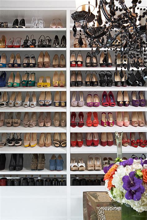 When building shoe closet shelves there are plenty of different designs that you can follow. DIY Shoe Storage Ideas