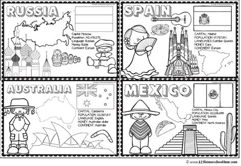 The unique free coloring pages will even teach your kids a few basic things about continents. ? FREE Country Coloring Pages | Kids around the world ...