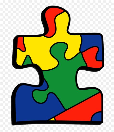 Autism puzzle piece and heart. Autism Puzzle Piece Png, Transparent Png - vhv