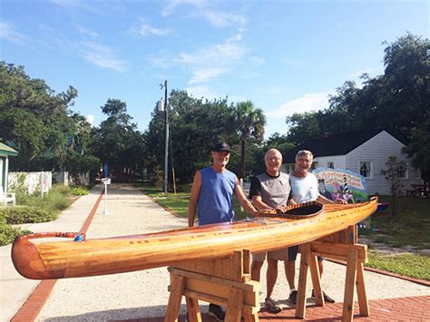 Cedar house in st augustine. Handcrafted wooden strip kayak offered through silent ...