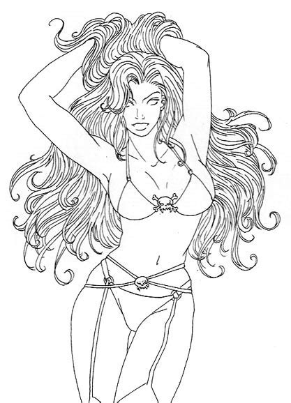 Adult coloring book for men realistic coloring book of sexy women and hot girls. Nakedporngirls - Free Coloring Pages