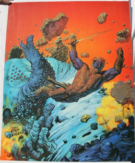 In 2012 he was elected to the will eisner award hall of fame. RICHARD CORBEN Limited numbered signed print poster ...