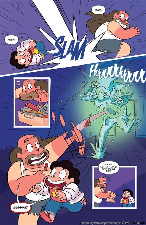 Steven, now currently a teenager, was shown to be enjoying his perfect life with the crystal gems and his other friends. Steven Universe and the Crystal Gems 03 (of 04) (2016 ...