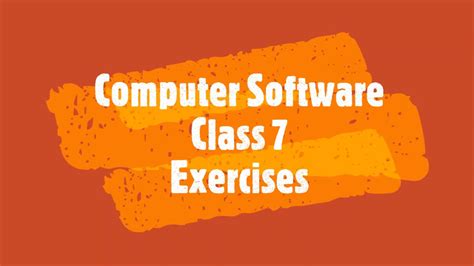 Computer hardware questions and answers pdf free download,objective troubleshooting questions,multiple choice questions,lab viva,online quiz,test. Computer Software, Class 7, Computer Science, Ch 1 ...