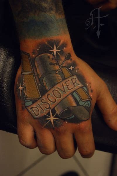 Find the latest satellite tattoos by 100's of tattoo artists, today on tattoocloud. Hand Satellite Tattoo by Antony Tattoo