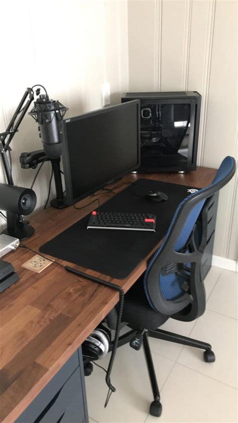 This set of klimpen drawers was made to go with homemade desks. Pin by fkgkf12 on Gaming Setup | Ikea desk, Desk