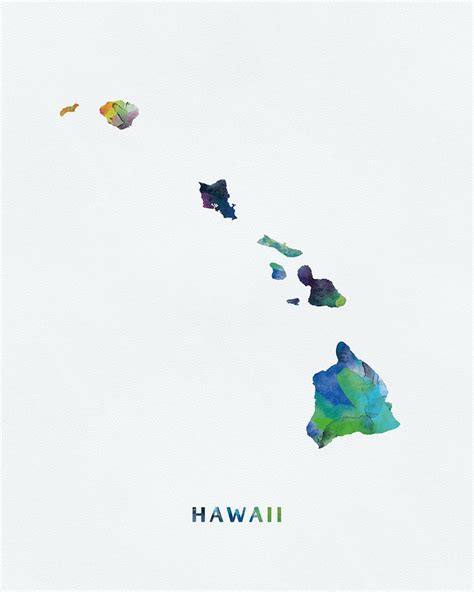 Electric paradise tattoo waikiki is a tattoo art studio focusing on complete customer satisfaction. Hawaii Map, Hawaii Watercolor Map, USA, Art Print, Travel ...