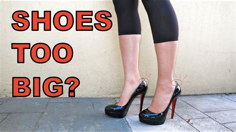 Is your shoes are too big? How to: Fix the Shoes that Are Too Big and Too Loose - YouTube