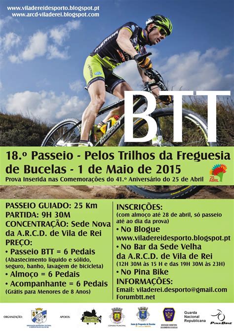 Passeio de btt vila de rei. 18.º PASSEIO BTT PELOS TRILHOS DA FREGUESIA DE BUCELAS - 1 ...