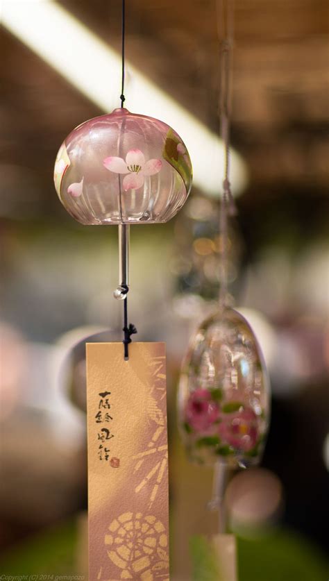 The wind chime is a product of many cultures and many times. Fuurin-ichi: Sakura wind chime | Japanese wind chimes ...