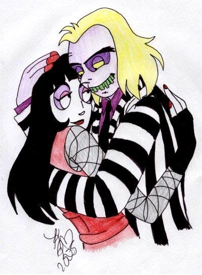 Fan art of beetlejuice for fans of beetlejuice: Hug by x-Lydia-Deetz-x on DeviantArt | Beetlejuice, Tim ...