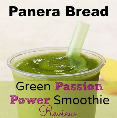 Lemme show you my tried and true green passion smoothie dupe! Meal Mondays: Panera Bread Green Passion Power Smoothie ...