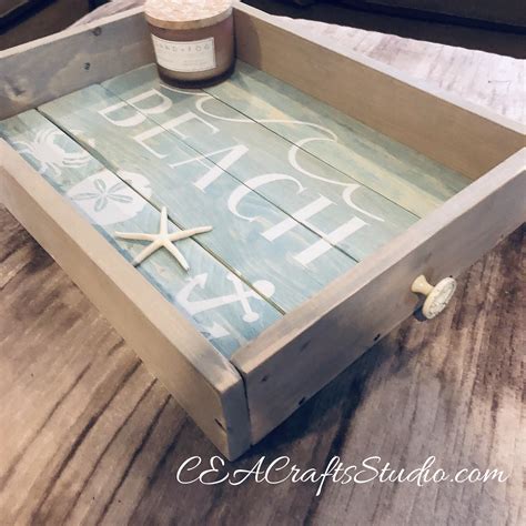 Find decorative bowls at wayfair. Beach themed decorative serving tray | Home decor ...