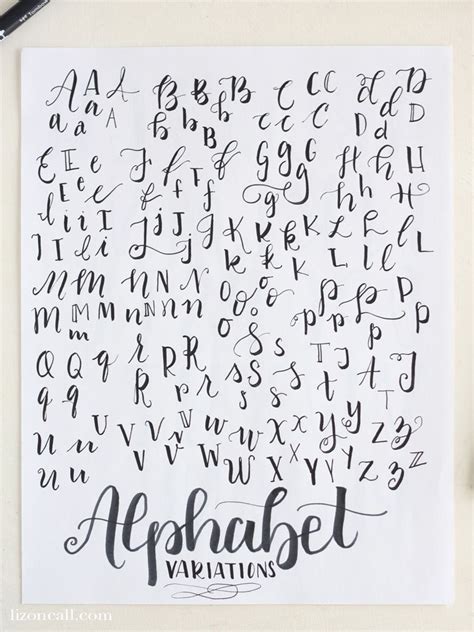 So kannst du ganz einfach lernen, wörter und sätze mit brushpens zu lettern. Free Printable Hand Lettering Practice Sheets Diy ...