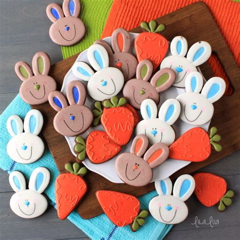 Cut each laffy taffy into small oval pieces. Royal Icing Bunny Face Cookies - cookie ideas