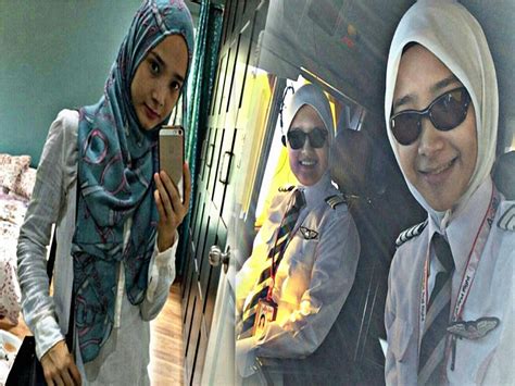 Air asia india launched its cadet pilot program in june 2019. 15 Kisah Hafizah Pilot Wanita Bertudung Air Asia Termuda ...