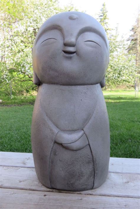 Who wouldn't want to celebrate good luck? Lucky Japanese Jizo Statue Garden Figurine Ornament Yard ...