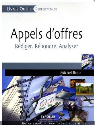 Mention des besoins spécifiques pour le produit (taille, capacité et autres fonctions). Ebooks Gratuits: Eyrolles - Appels d'offres - Rédiger ...