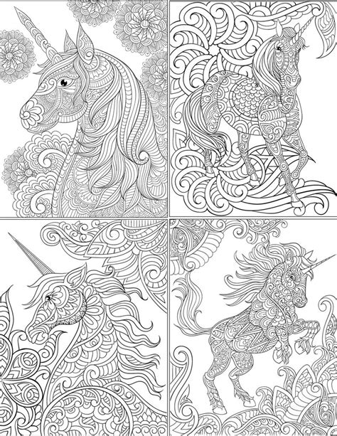 In the world of coloring books and coloring pages, anything is possible, too! Unicorn Coloring Pages For Adults at GetColorings.com ...