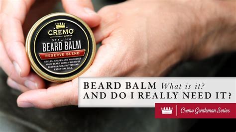 To groom your beard, use a beard brush, especially one made of boar hair. What is Beard Balm and is it Necessary? | Cremo - YouTube