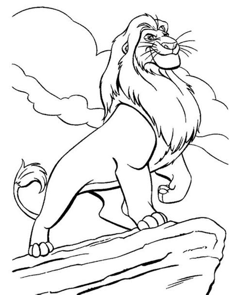 There are four pages to choose from: Awesome Mufasa Simba Father Coloring Page - Download ...