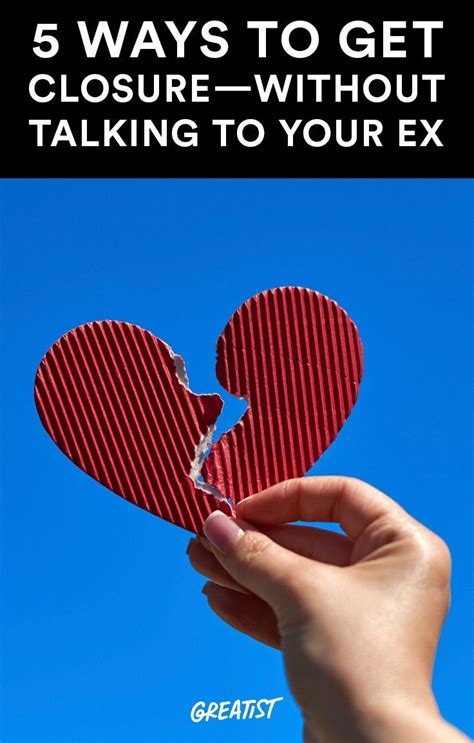 5 Ways to Get Closure—Without Talking to Your Ex | Breakup, Breakup ...