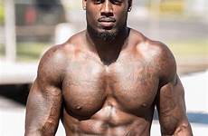 shirtless stud male ebony muscular