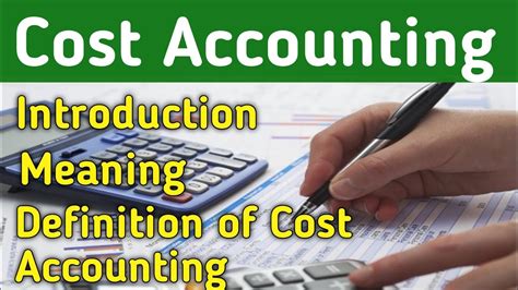 The basis rate portion of the. 01 Meaning and Definition of Cost Accounting/Dr. Gajanan ...