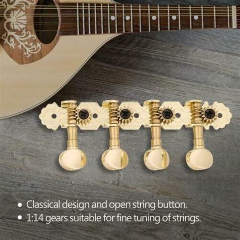 When tuning up or down more than a few tones, like switching to a low g, you will need to replace your string with one suited to the task. Details about High Quality 2Pcs 4L4R Set Mandolin Machine ...